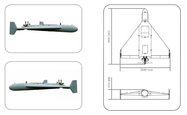 ZH-H70P Catapult-launched UAV