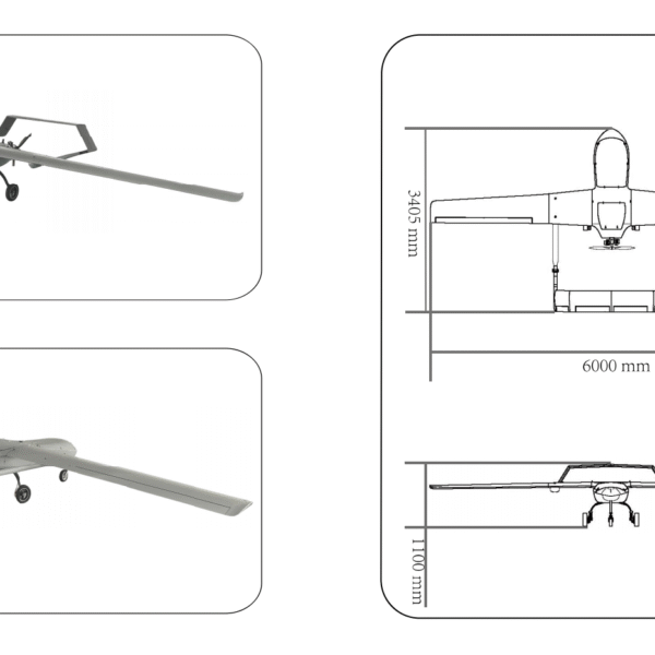 ZH-HP150P Fuel-powered fixed-wing taxing UAV