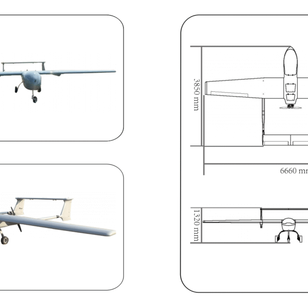 ZH-HP200P Fuel-powered fixed-wing taxing UAV