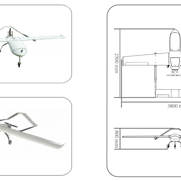 ZH-HP60P Fuel-powered fixed-wing taxing UAV
