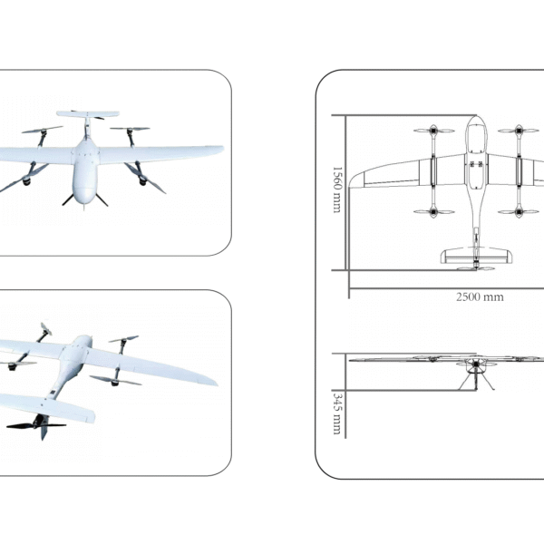 ZH-VF13E Electric Hybrid VTOL UAV