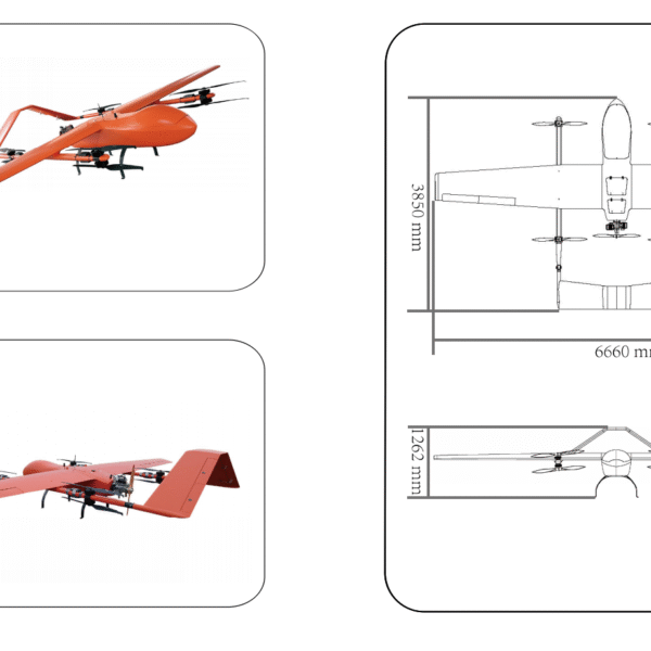 ZH-VF200P Fuel-powered hybrid VTOL UAV