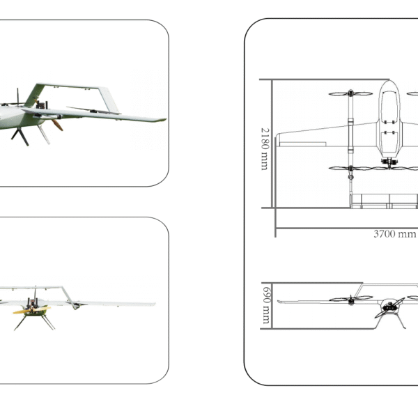 ZH-VF40P Fuel-powered hybrid VTOL UAV